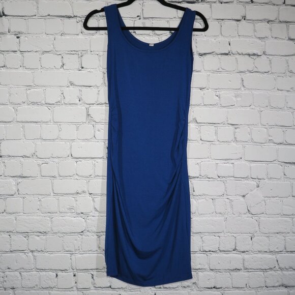 Women's Stretch Tank Dress - Navy - Picture 1 of 2